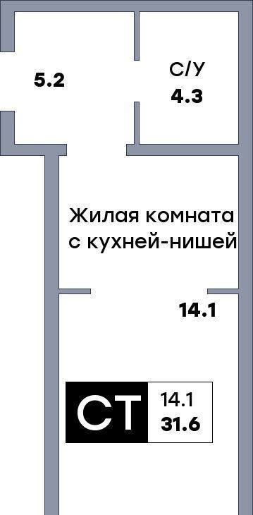 квартира г Самара р-н Промышленный ул. Солнечная/Губанова, стр. 4 фото 1