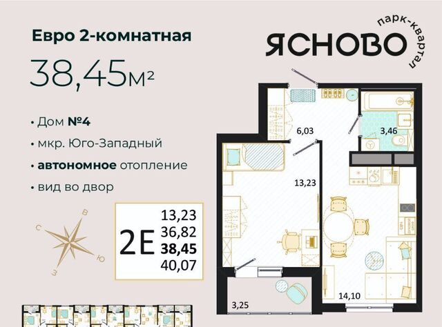 г Ульяновск р-н Засвияжский микрорайон «Юго-Западный» Ясново кв-л фото