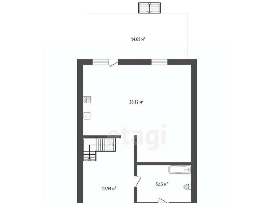 дом р-н Новосибирский Каменский сельсовет, Гармония мкр, ул. 3-я, 6 фото 2