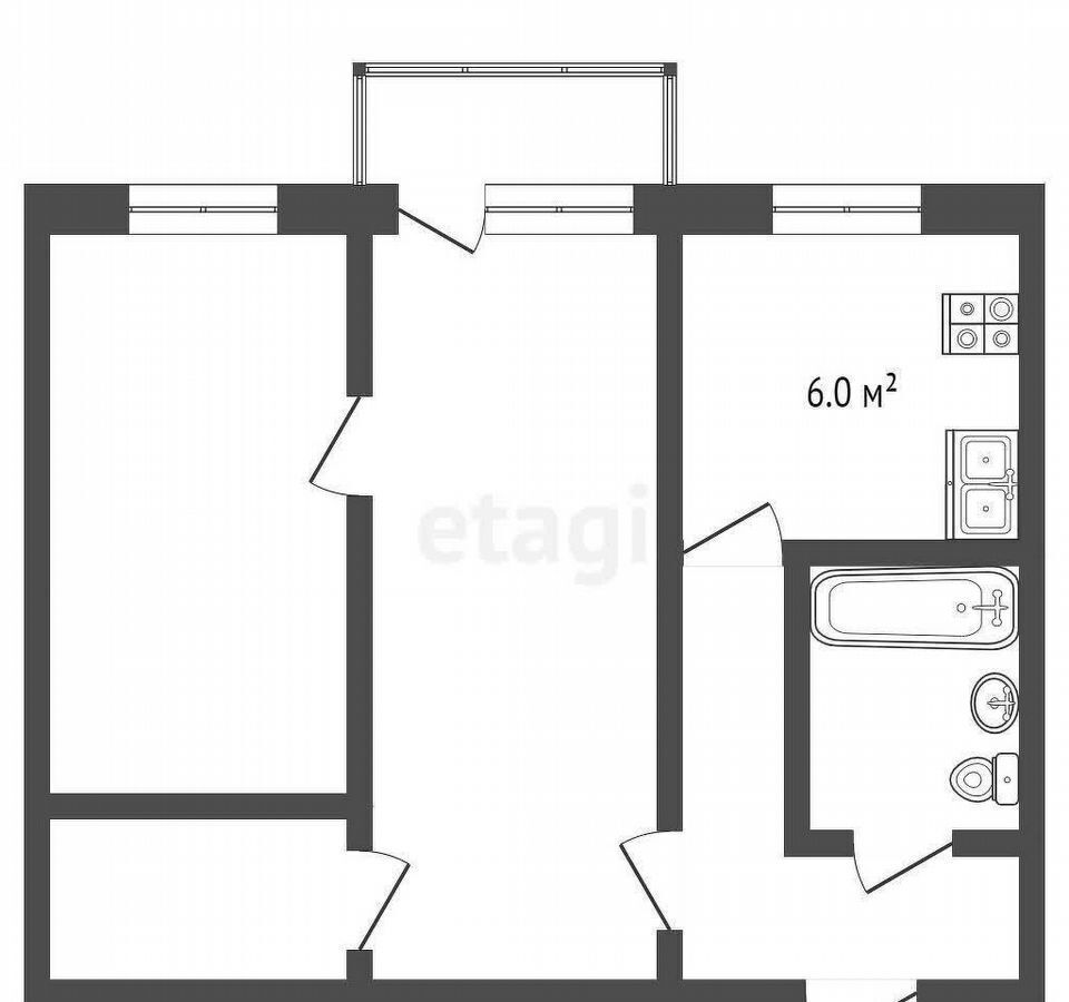 квартира г Новодвинск ул Ломоносова 3 фото 3