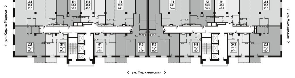 квартира г Волгоград Тулака ул Горячеводская 5 фото 2