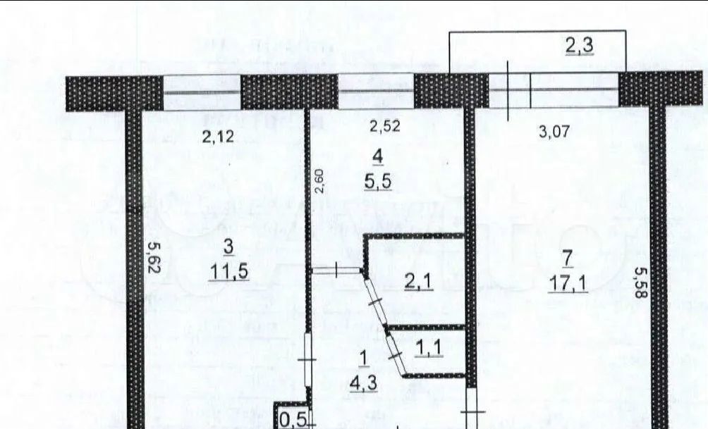 квартира г Урай 3-й мкр-н, 17, Тюменская обл. фото 8