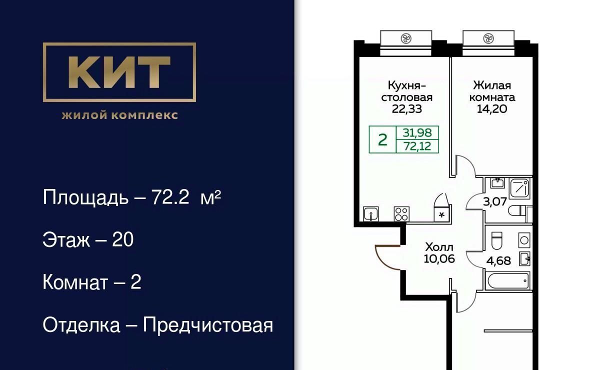 квартира г Мытищи пр-кт Новомытищинский 4а Медведково фото 1