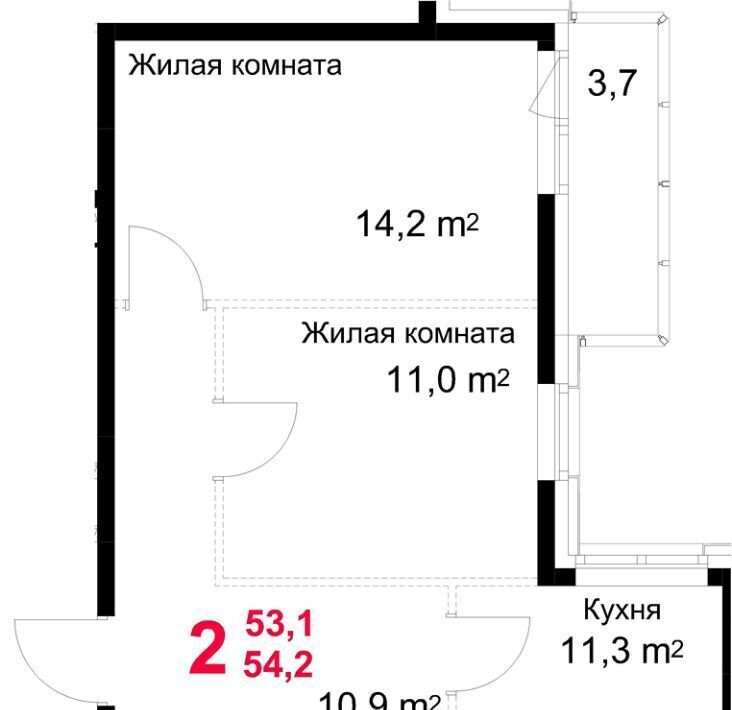 квартира г Подольск микрорайон Красная Горка ул Садовая 14 фото 1