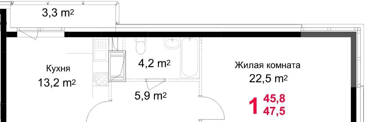 квартира г Подольск микрорайон Красная Горка ул Садовая 14 фото 1