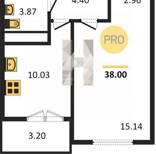 квартира г Краснодар ул Российская 257/7 фото 4