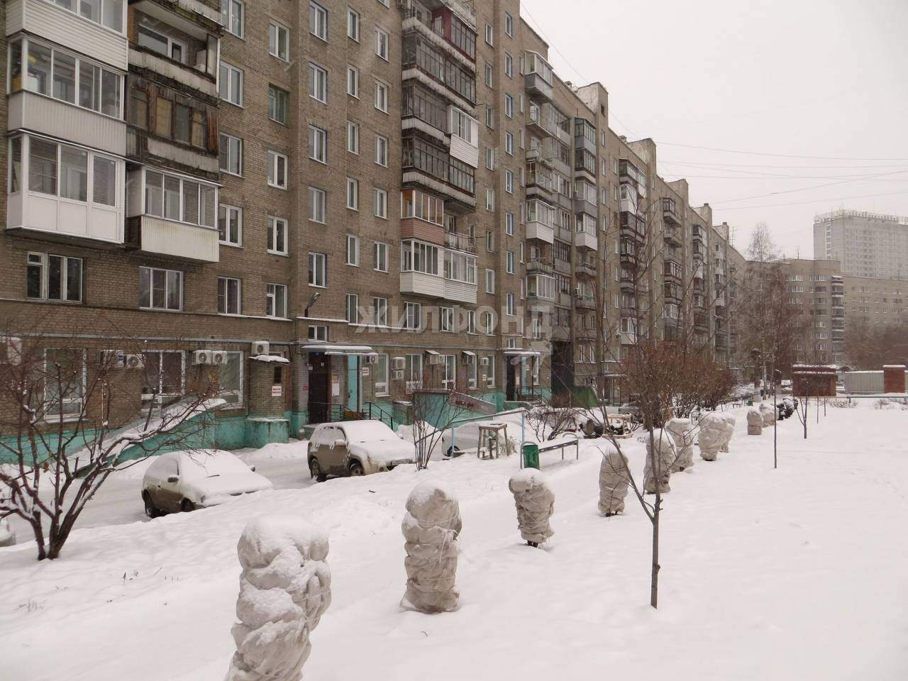 квартира г Новосибирск метро Площадь Гарина-Михайловского Вокзальная магистраль, д. 5 фото 22