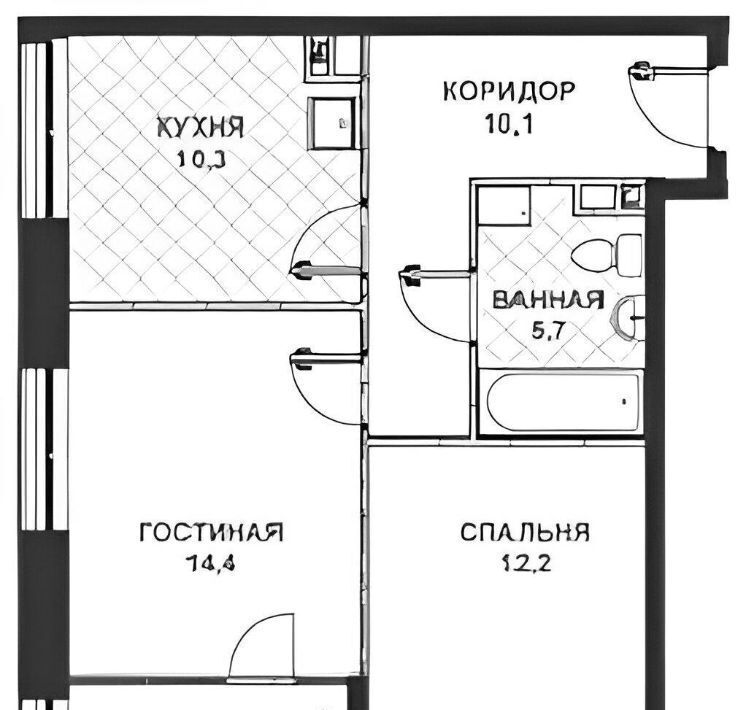 квартира г Москва метро Дубровка ул 1-я Машиностроения 7 фото 2