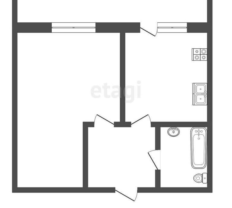 квартира село Туринская Слобода, Колхозная улица, 15 фото 16