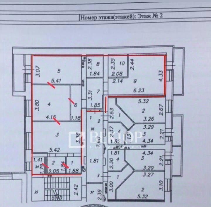 квартира г Иваново р-н Ленинский ул Сакко 39 фото 17