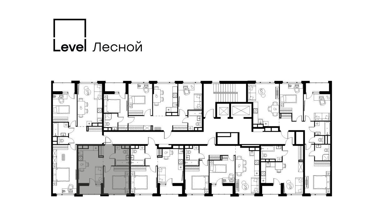 квартира городской округ Красногорск п Отрадное Левел Лесной жилой комплекс, Пятницкое шоссе фото 2