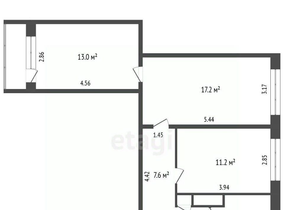 квартира г Новый Уренгой ул Интернациональная 2 2-й мкр фото 2