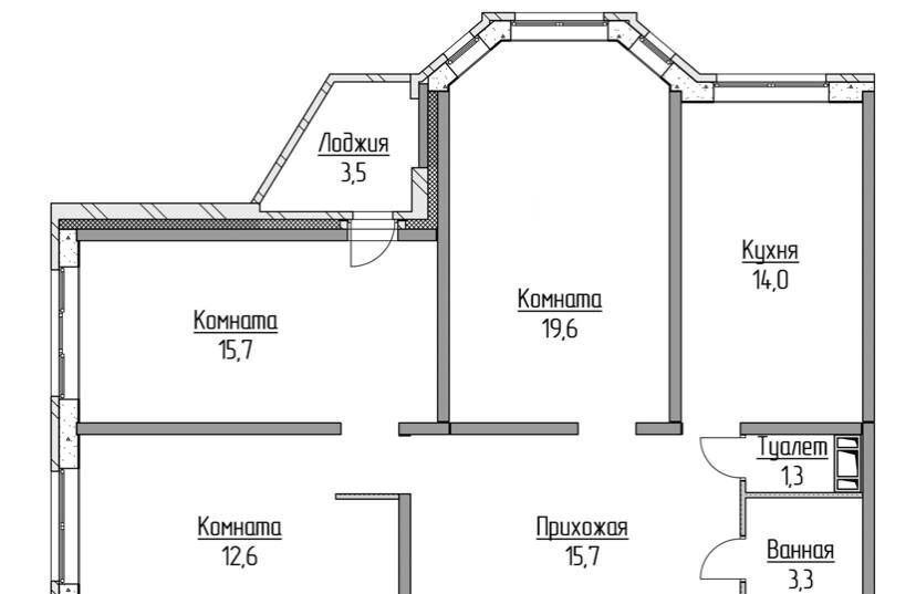 квартира г Ярославль р-н Фрунзенский ул Ньютона 9в фото 15