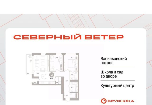 метро Василеостровская Северный Ветер жилой комплекс фото