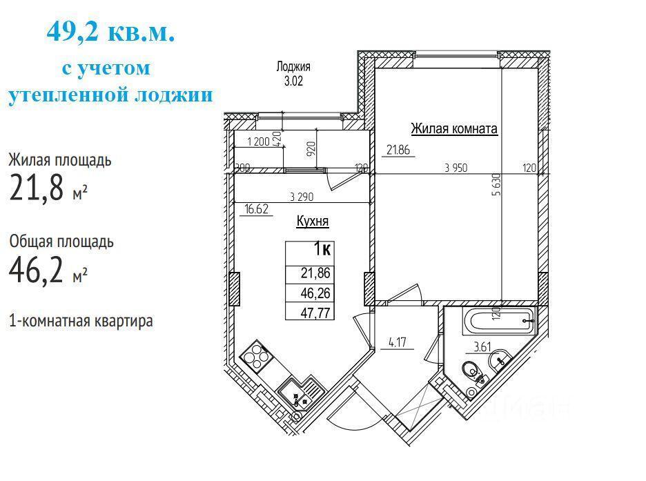 квартира г Новосибирск р-н Заельцовский ул Дуси Ковальчук 242 ЖК «на ул. Дуси Ковальчук, 242» фото 28