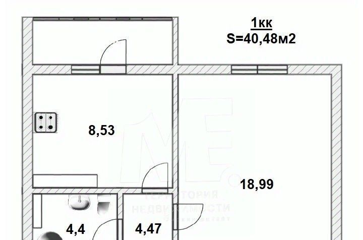 квартира г Калининград р-н Московский ул Белгородская 5 фото 2