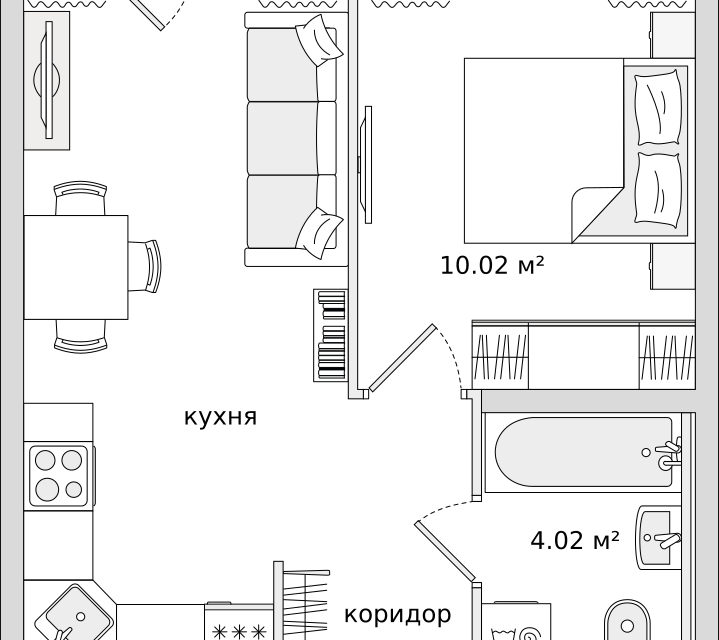 квартира р-н Всеволожский п Бугры ул Тихая 7/4 фото 1