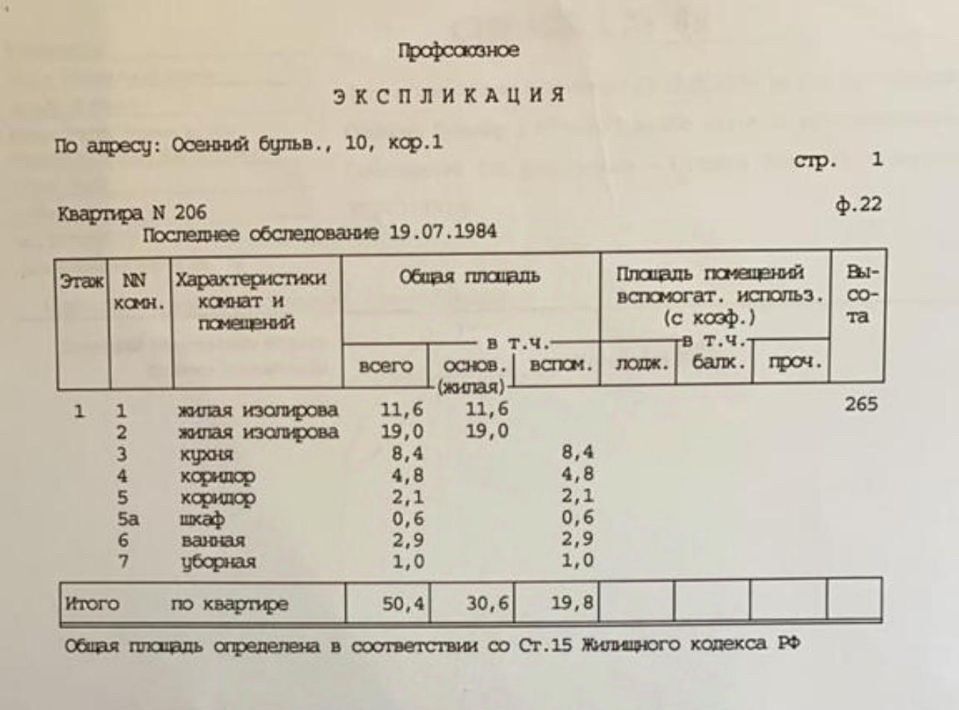 квартира г Москва метро Крылатское б-р Осенний 10к/1 муниципальный округ Крылатское фото 12