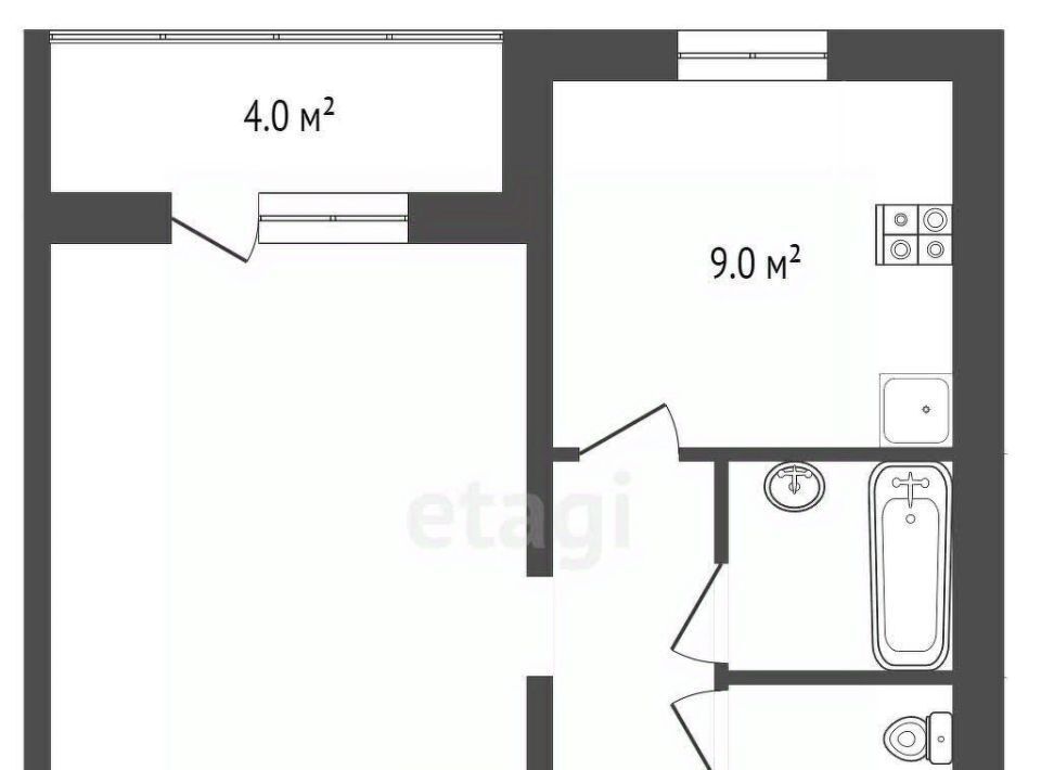 квартира г Калуга р-н Ленинский ул Октябрьская 48 фото 2