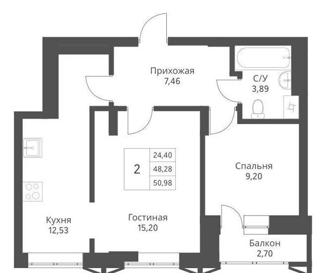 квартира г Новосибирск р-н Заельцовский Заельцовская ул Дуси Ковальчук 246 фото 1