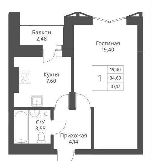 квартира г Новосибирск р-н Заельцовский Заельцовская ул Дуси Ковальчук 246 фото 1