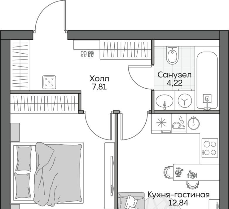 квартира г Москва метро Тульская ул Автозаводская 24к/1 фото 1