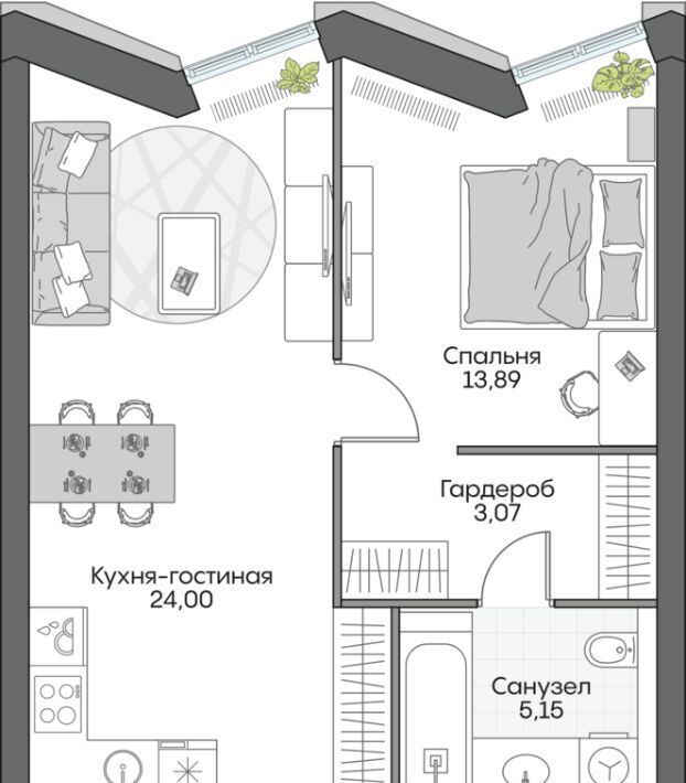 квартира г Москва метро Тульская ул Автозаводская 24к/1 фото 1