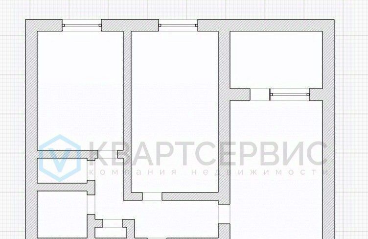 квартира г Омск р-н Кировский Солнечный ул Комкова 7б фото 27