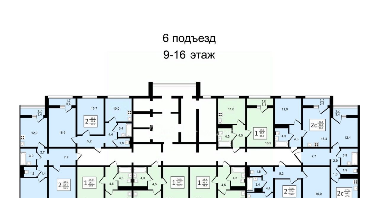 квартира г Воронеж р-н Центральный ул Пескова 8 фото 14