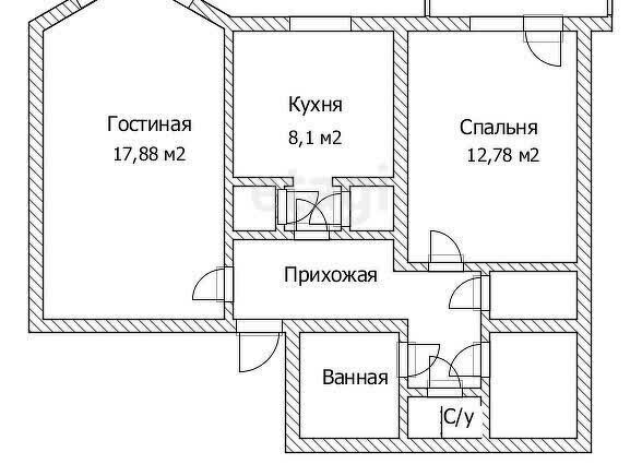 квартира г Норильск ул Талнахская 22 фото 12