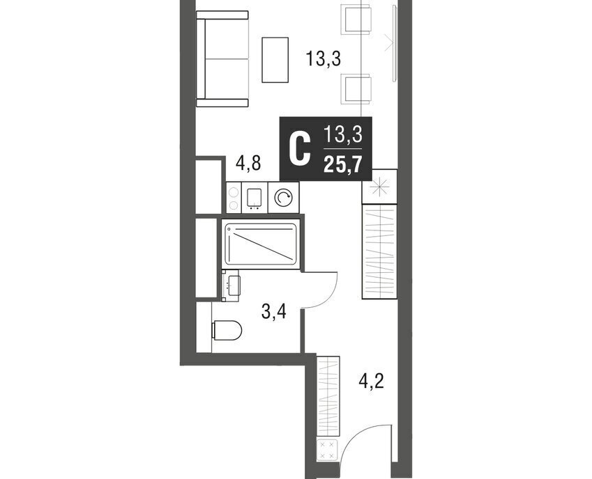 квартира г Москва метро Свиблово проезд Серебрякова 11к/2 фото 1