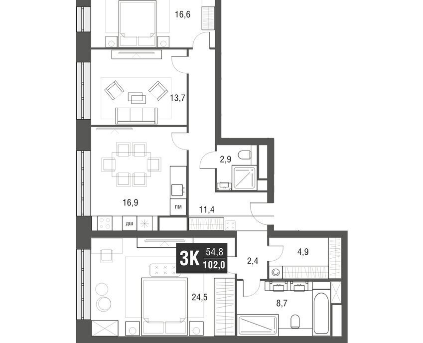 квартира г Москва метро Свиблово проезд Серебрякова 11к/2 фото 1