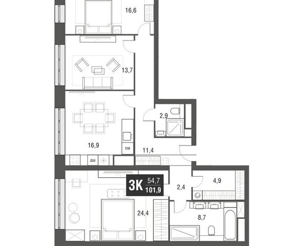 квартира метро Свиблово проезд Серебрякова 11к/2 фото