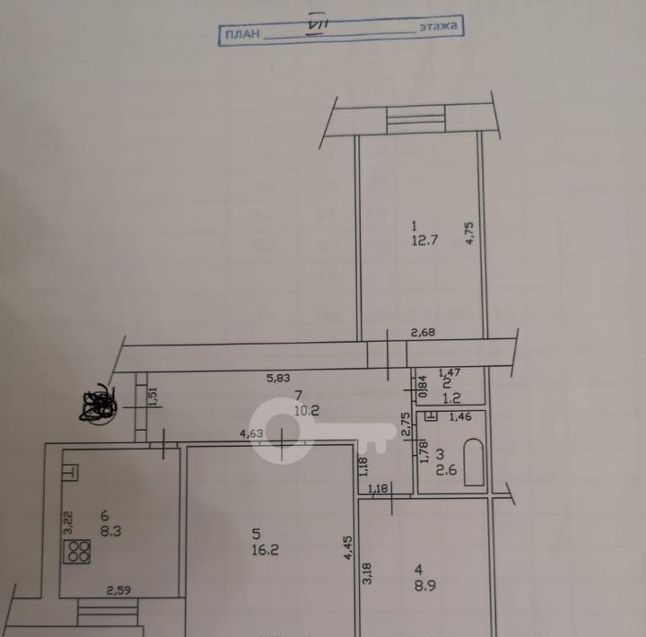 квартира г Казань Суконная слобода ул Амирхана Еники 2/53 фото 3