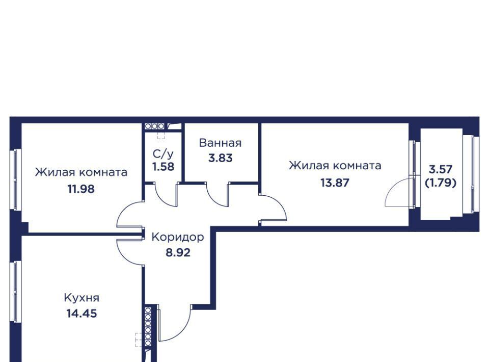 квартира г Кронштадт дор Цитадельская Беговая фото 3