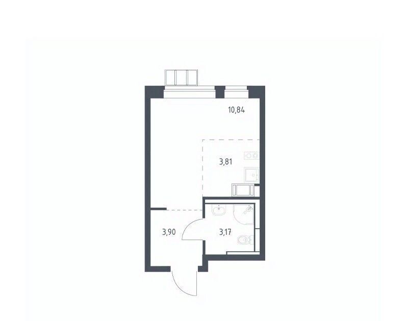 квартира г Москва метро Щербинка ЖК «Алхимово» 15 № 108 кв-л фото 1