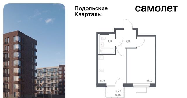 п Рязановское ЖК «Подольские кварталы» метро Бунинская аллея № 103 кв-л, к 2 фото