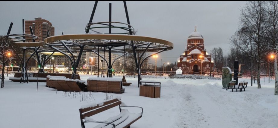 квартира г Санкт-Петербург метро Гражданский Проспект р-н Прометей ул Ушинского 2к/1 фото 35