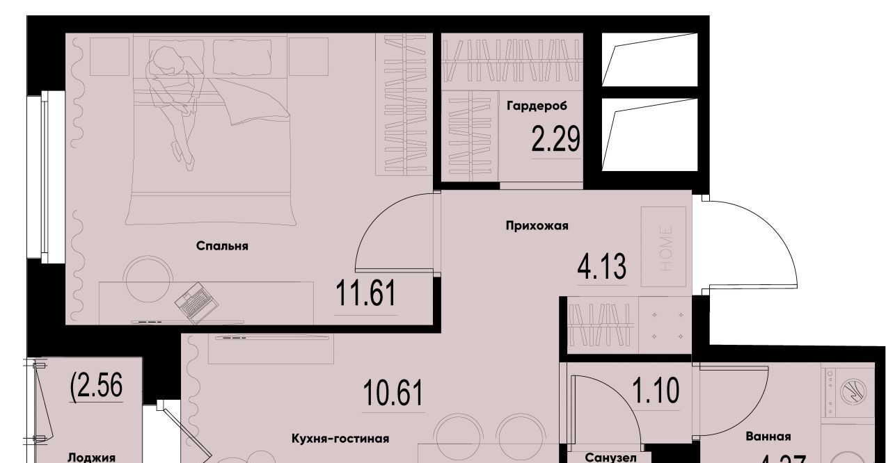 квартира р-н Всеволожский г Мурино Девяткино фото 1