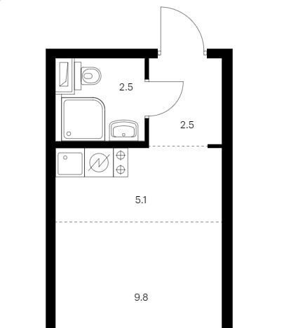 квартира г Москва ул Муравская 38бк/3 направление Ленинградское (северо-запад) ш Пятницкое муниципальный округ Митино фото 1