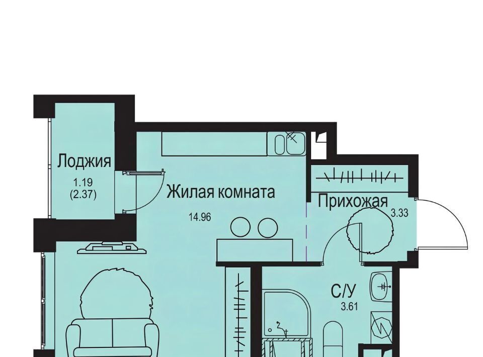 квартира р-н Всеволожский д Новосергиевка Заневское городское поселение, Улица Дыбенко фото 1