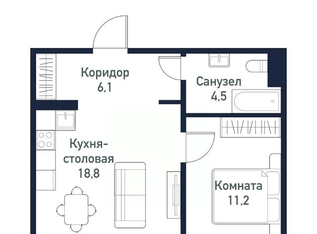 Кременкульское с/пос, Парковый Премиум жилой комплекс фото