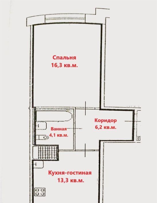 квартира г Колпино ул Загородная 43к/4 метро Рыбацкое фото 20