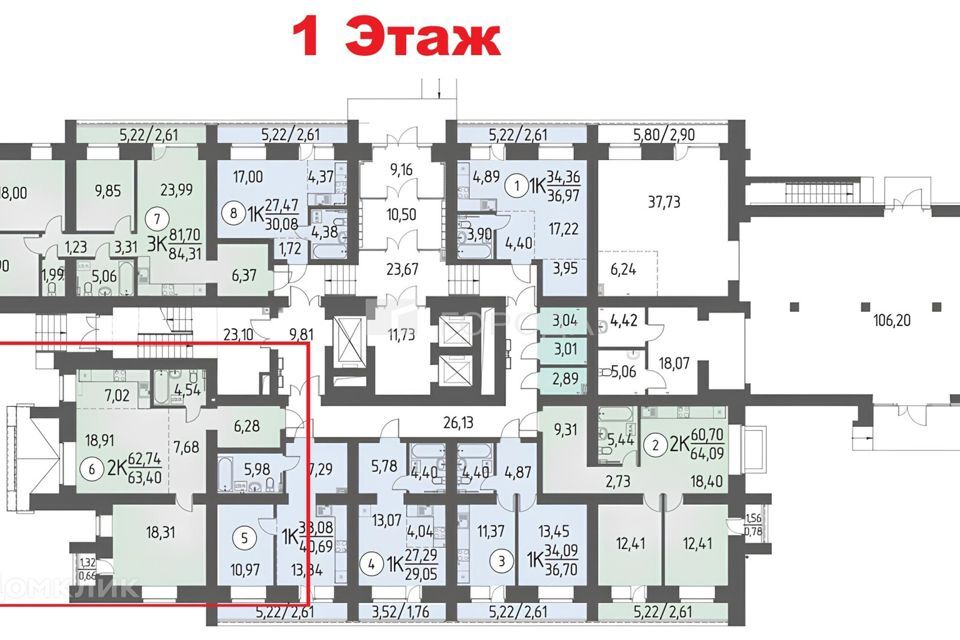 квартира р-н Томский д Кисловка Василия Кандинского, 2 фото 2