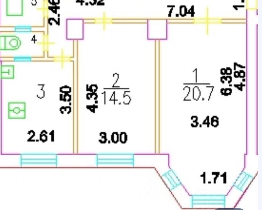 квартира г Москва метро Сетунь ул Толбухина 8к/1 фото 13