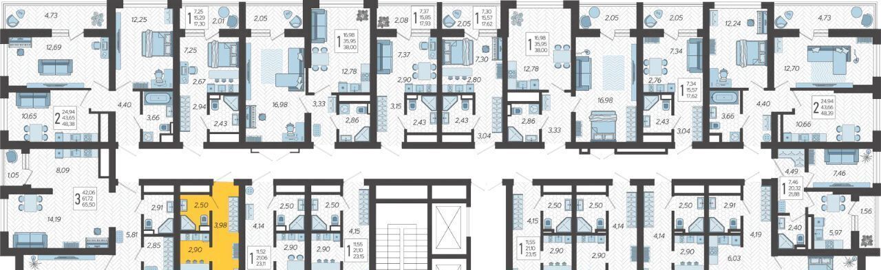 квартира г Сочи р-н Хостинский ЖК «Кислород» 5 фото 2