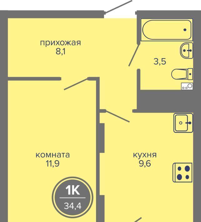 квартира г Пермь р-н Индустриальный ш Космонавтов 309ак/1 фото 1