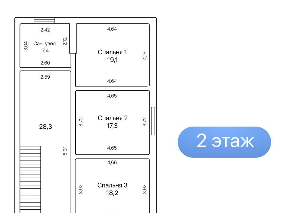 дом г Тула п Старо-Басово 173 фото 6