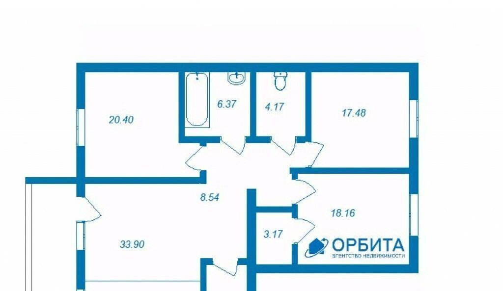 квартира г Тюмень р-н Восточный ул Николая Семенова 19к/1 фото 10