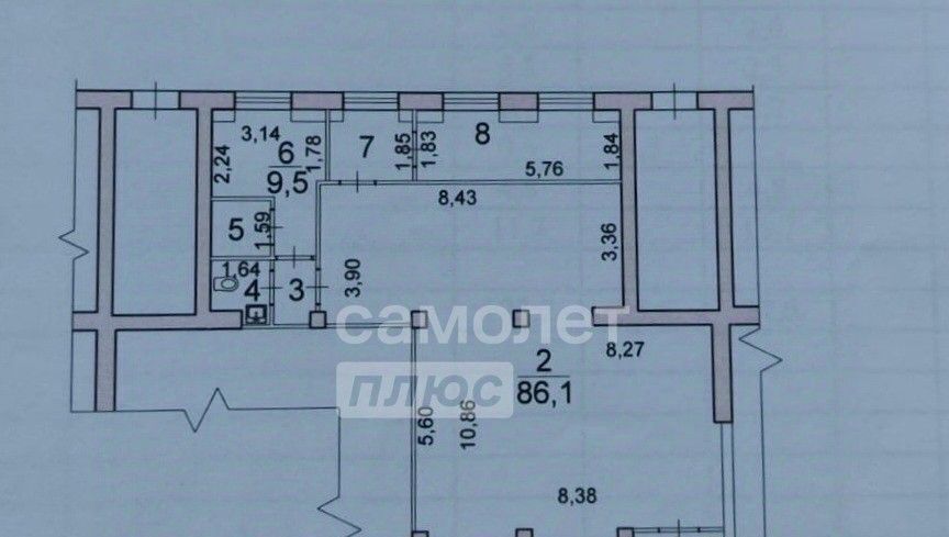 торговое помещение г Волгоград р-н Ворошиловский ул Рабоче-Крестьянская 41 фото 2